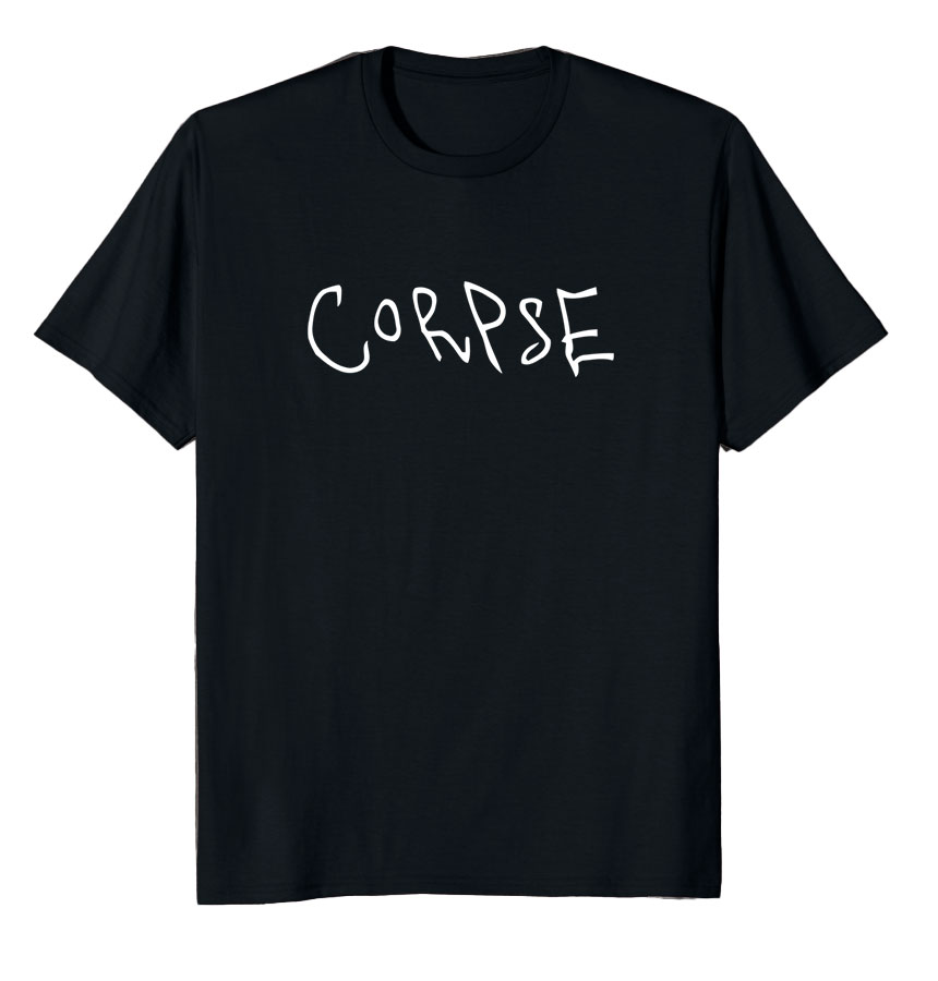 Corpse Husband Corpse Text T-shirt