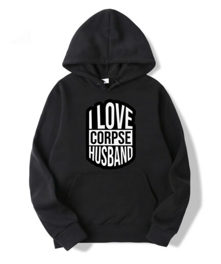 I Love Corpse Husband Pullover Hoodie