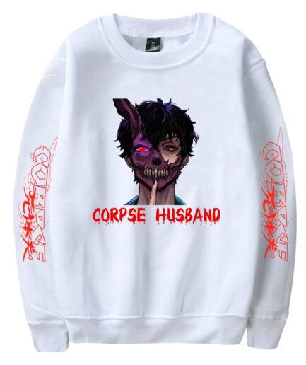 corpse husband fleece sweatshirt